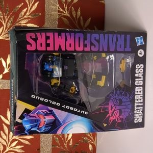 Transformers Autobot gold bug, shattered glass